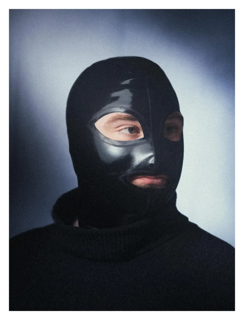 A portrait I recently took in my latex hood