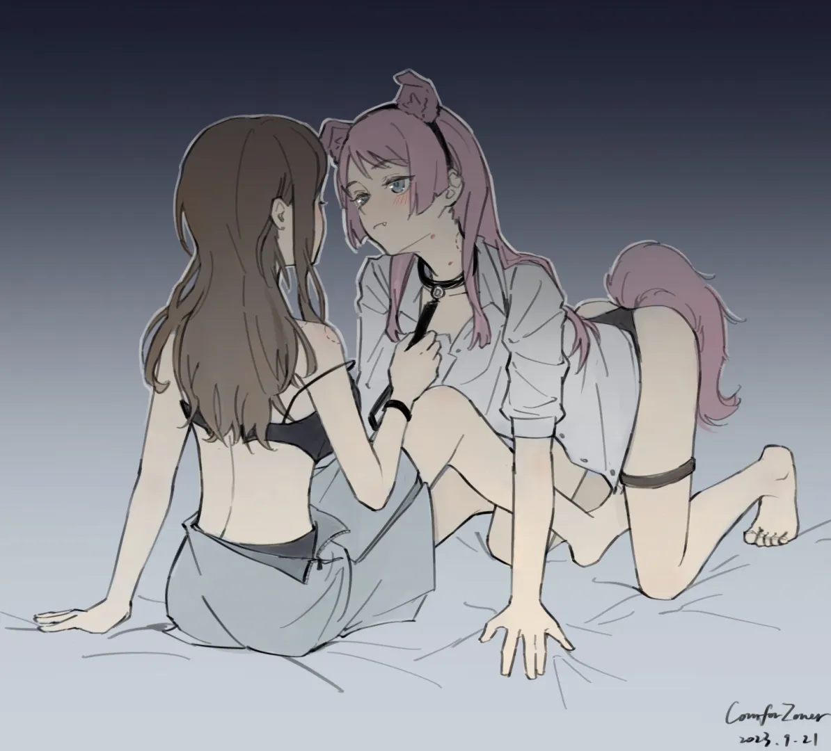 Anon on Soyo's leash [BanG Dream!] (comfort_zoner)