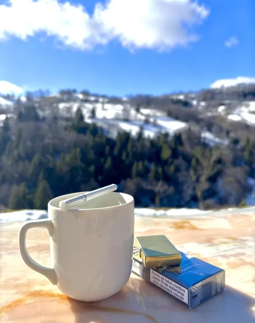 Breakfast with a view