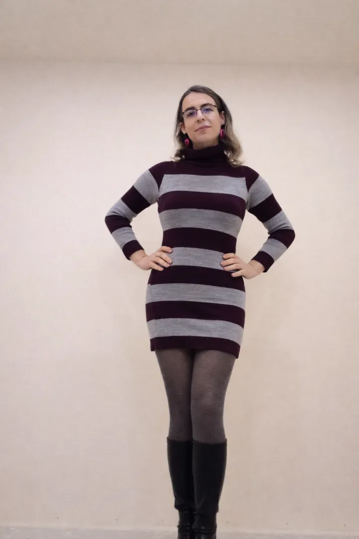 Cozy fit on a cold day