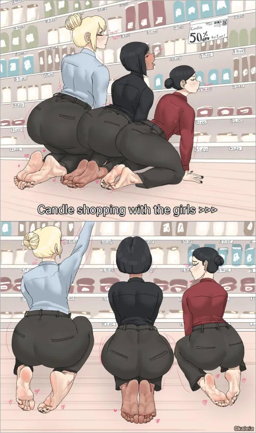 Does going out w the girl sniffing candles count as Scentai?  (@okaleia)