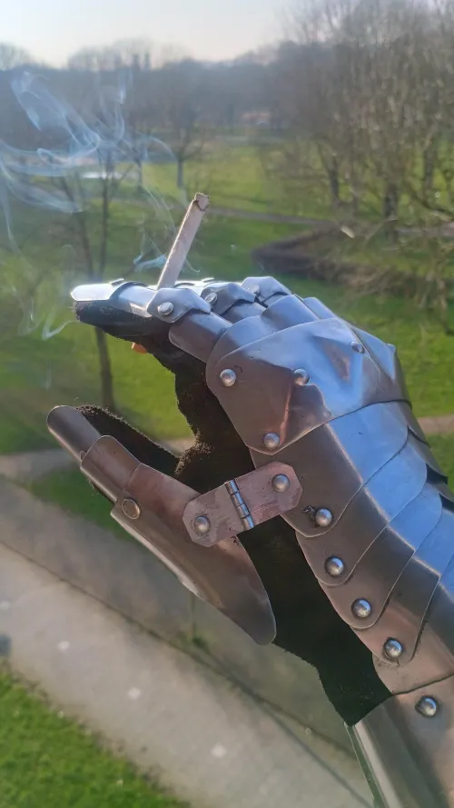 Even a knight needs a moment to themselves sometimes