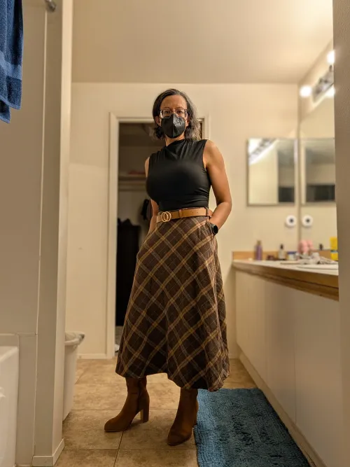 Good outfit for a date? (Didn't shave hence mask)