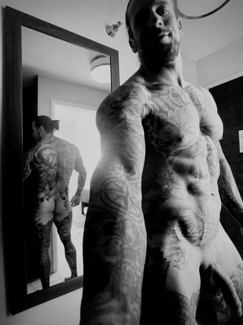 Hotel mirrors make for great photos