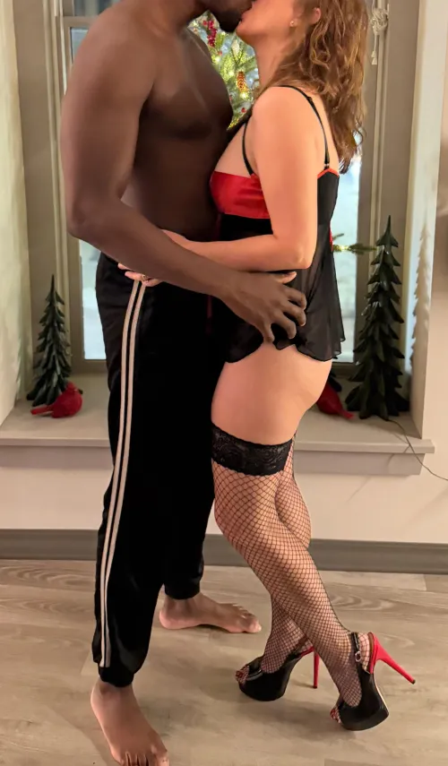 I don't now why my hubby loves watching me kiss other men, but I'm all for it. :)