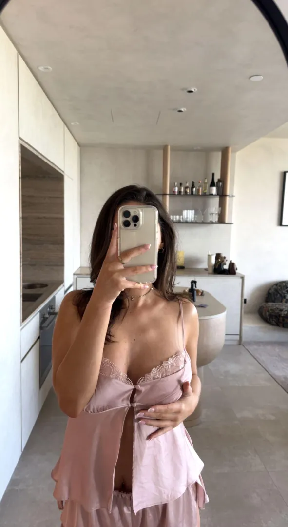 just enough to notice