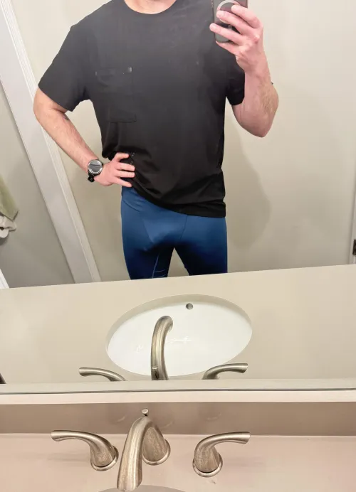 Spring weather = half tight running weather