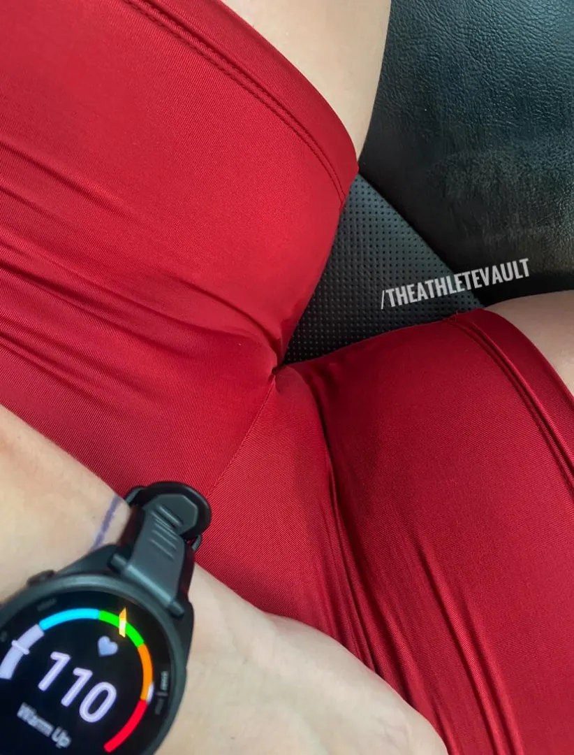 Sweaty tight shorts after Crossfit 