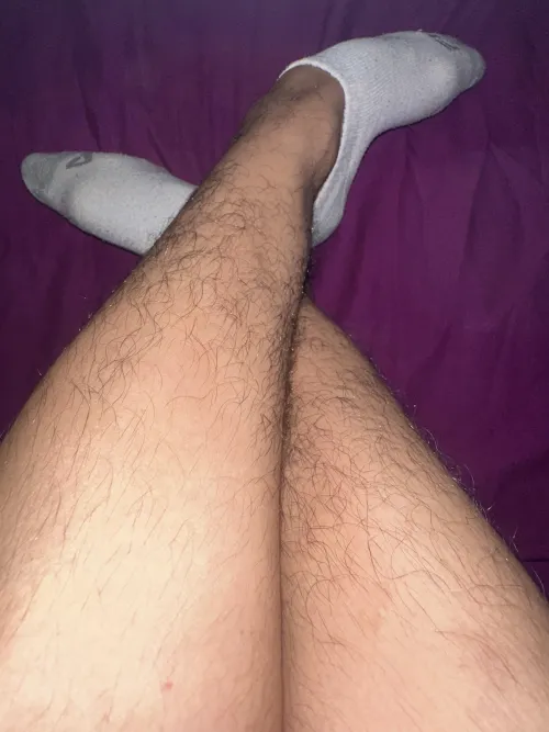 Your eyes cannot look away from my legs