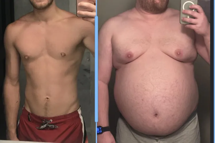 28M gainer; 120lbs difference