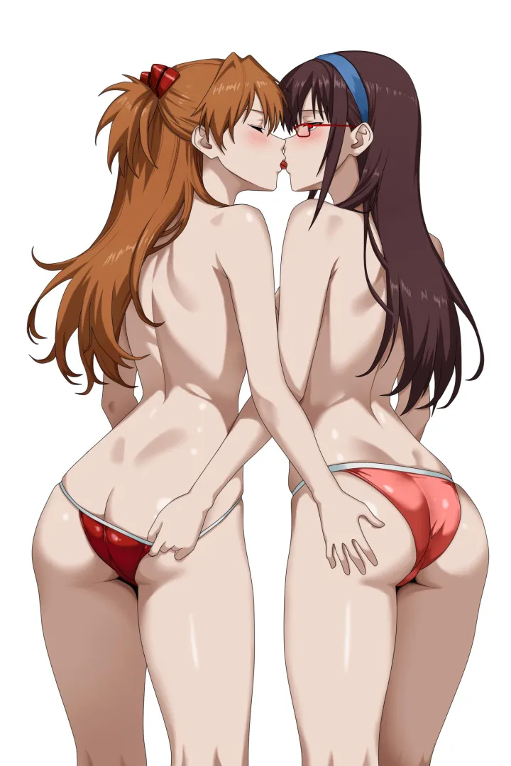 Asuka x Mari [Neon Genesis Evangelion]