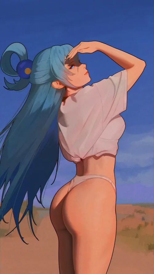 Bootyful Aqua Giving You a Look [Konosuba]