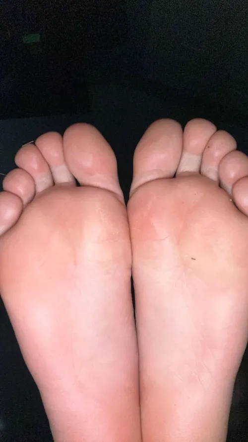 Bury your nose deep into my sweaty toes