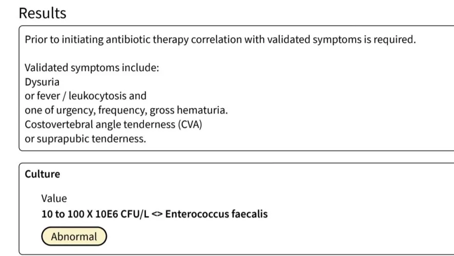 Do these results show a UTI? My mom was told yes. Results in post.