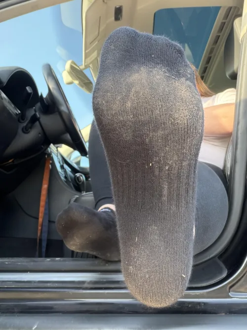 [F] You're not even worthy of the dirt on these socks, but you'll still pay for them.