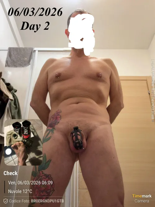 Giorno due del mio nuovo percorso di castità