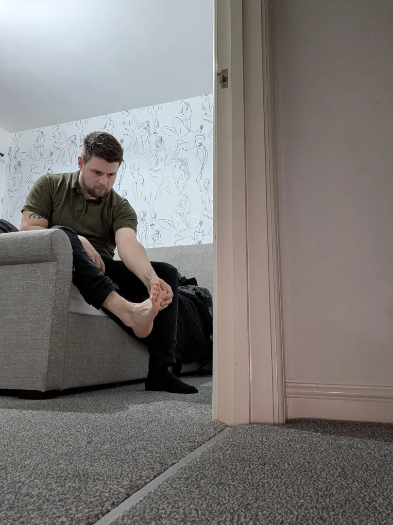 I'm getting changed. What are you looking at? 