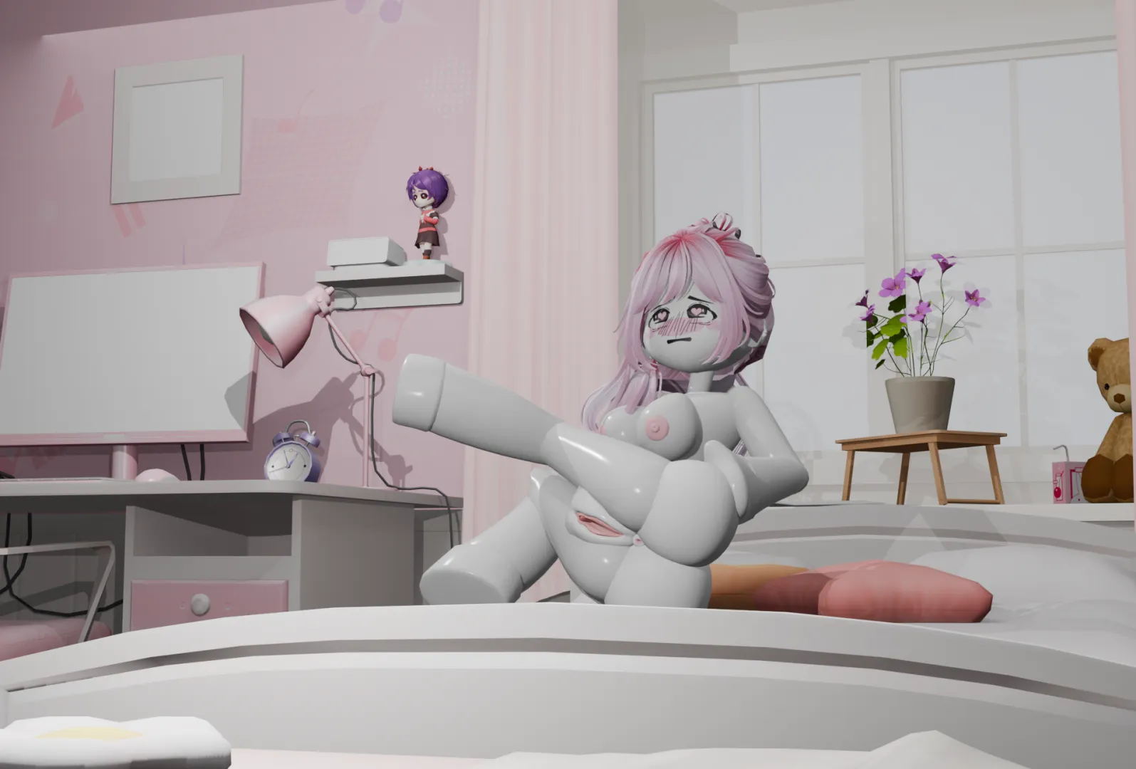 Just a girl in her room