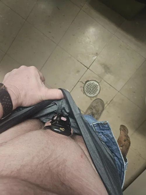 Locked at work today it was a first.