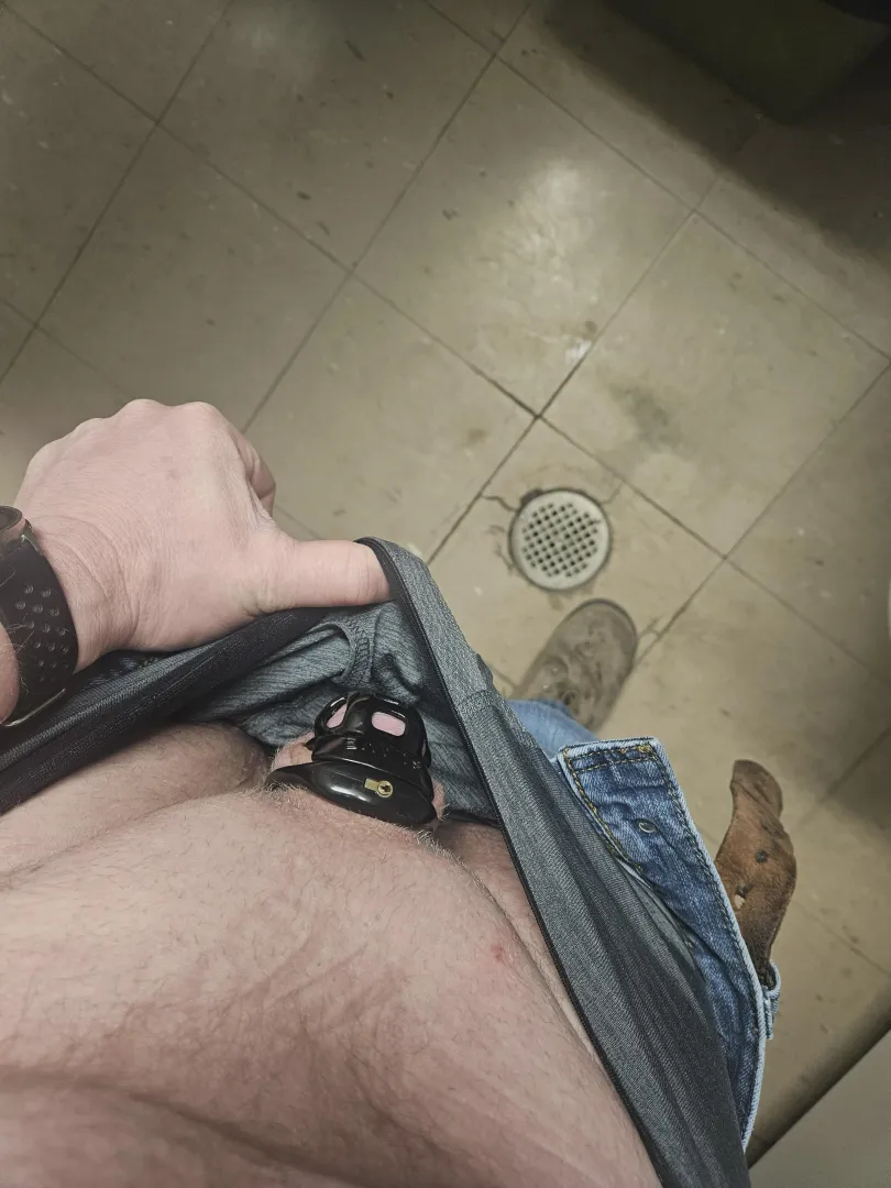 Locked at work today it was a first.