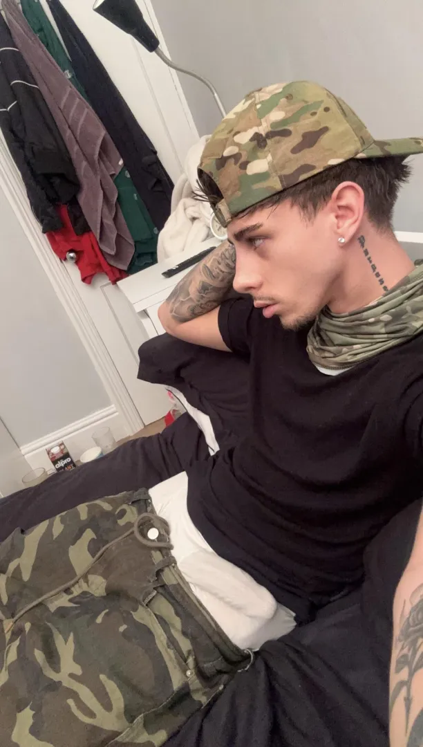 Morning wood bulging out