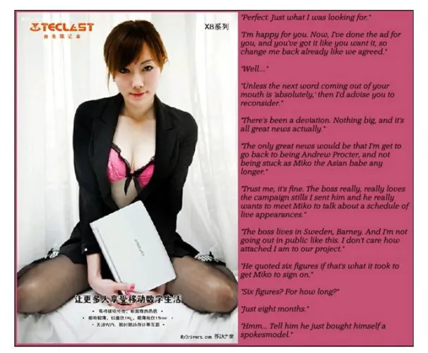 New Caption! The Going Rate for a Spokesmodel