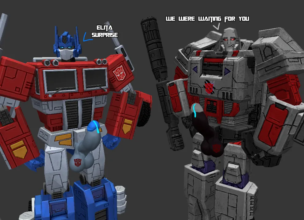 POV: You are Elita and you come tired after a hard battle