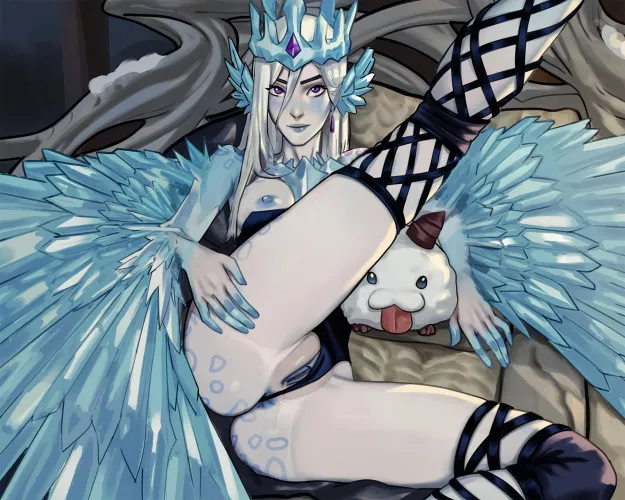 Sexy frosty human shaped Anivia 