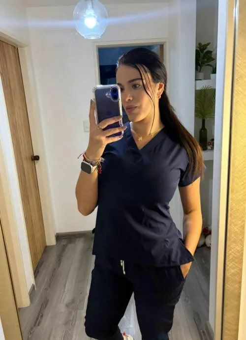 Stop staring Im still on duty, i'm horny