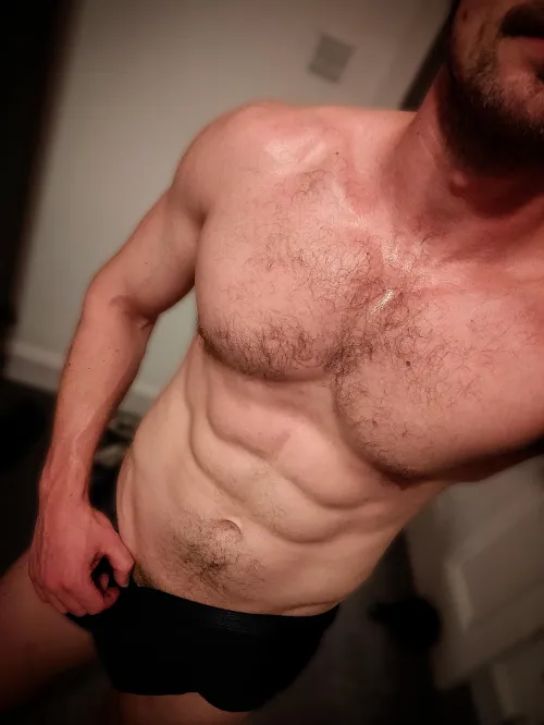 Workouts at home mean that you can do them in your boxers. Much better