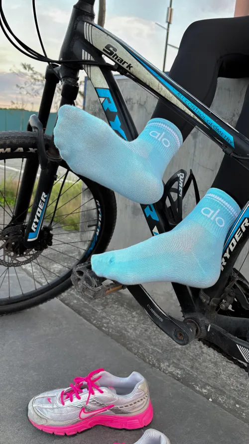 Would you sniff them while they’re still warm from my bike ride?