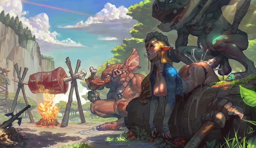 Zelda and the Bokoblins (The Sabu)