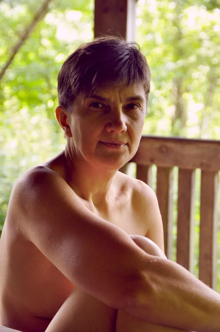 54 years old, never wearing makeup