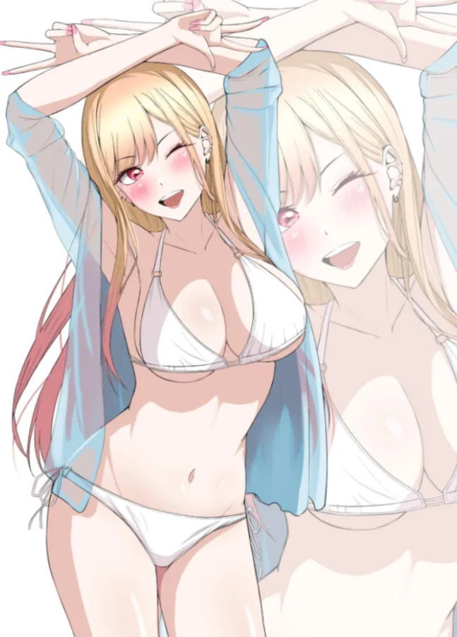 Blushing and being sexy