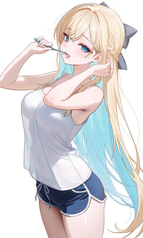 Brushing Teeth [Artist's Original]