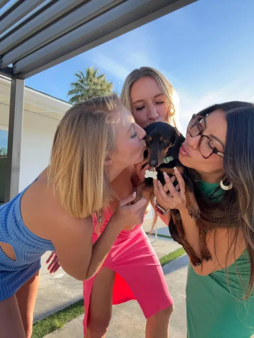 Can we kiss your wiener next? 