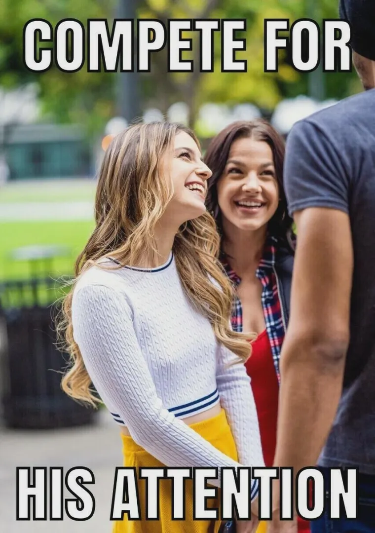 Compete for His attention