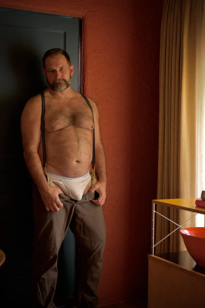 Dad’s always ready to show you his briefs