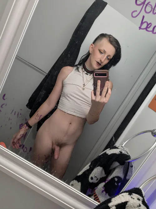 if you follow my happy trail you'll find my landing zone 