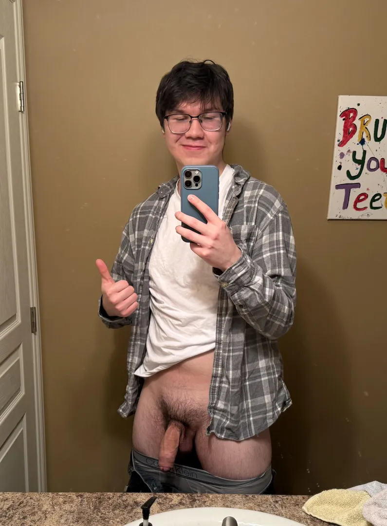 Just a Canadian dude and my uncut cock! Hope you like it :)