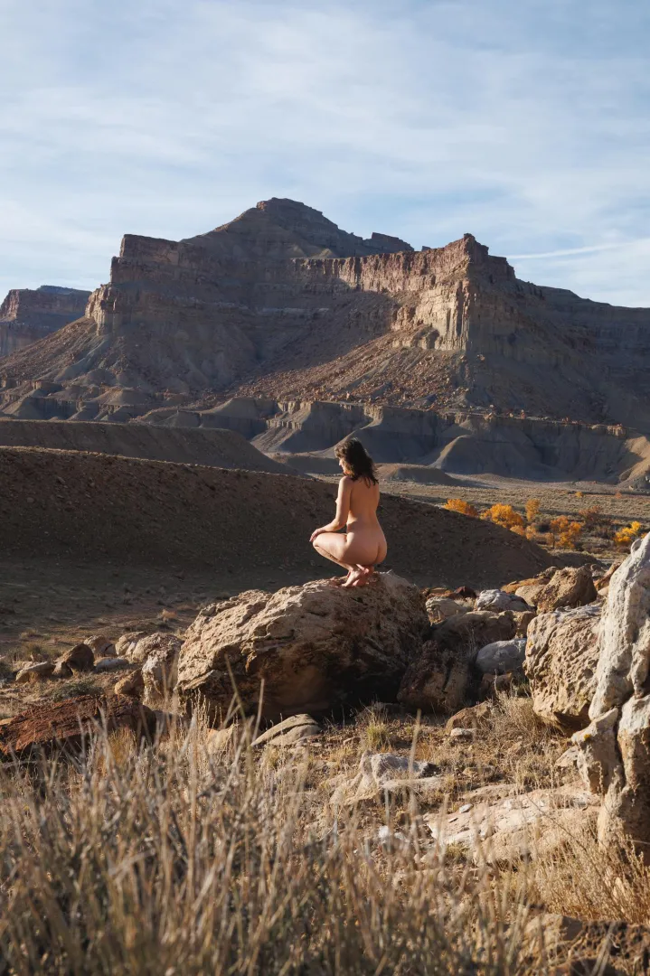 Me Naked in the Wild West of Utah