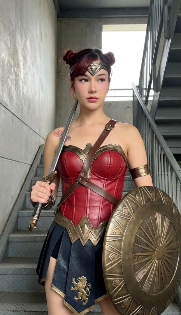 my wonder woman cosplay