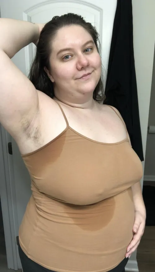 Nice and sweaty after my workout