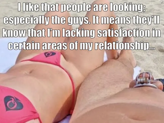 NOW do you understand why she insisted on Jamaica for your honeymoon, and that the key was conveniently ‘forgotten’?