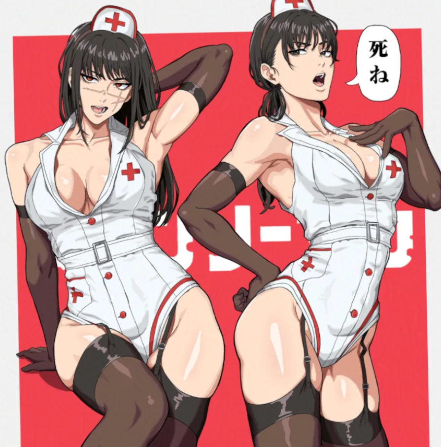 Sexy nurse on duty (mikey pie)