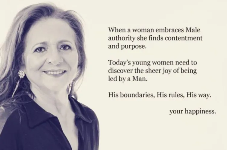 When a woman embraces Male authority…