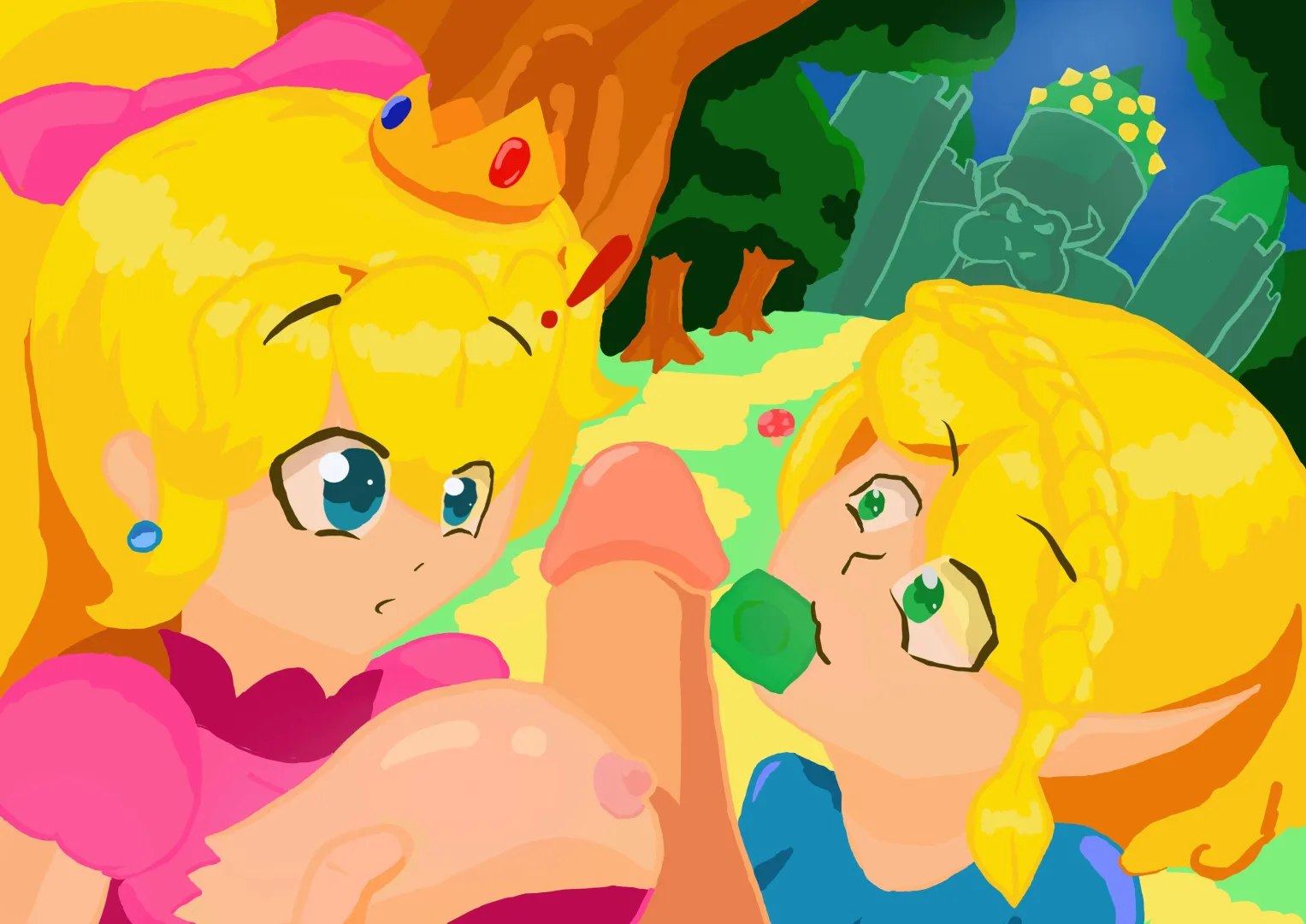 Completing this quest might unlock a very special reward… 
(Princess Peach & Princess Zelda) [Env_nhu]