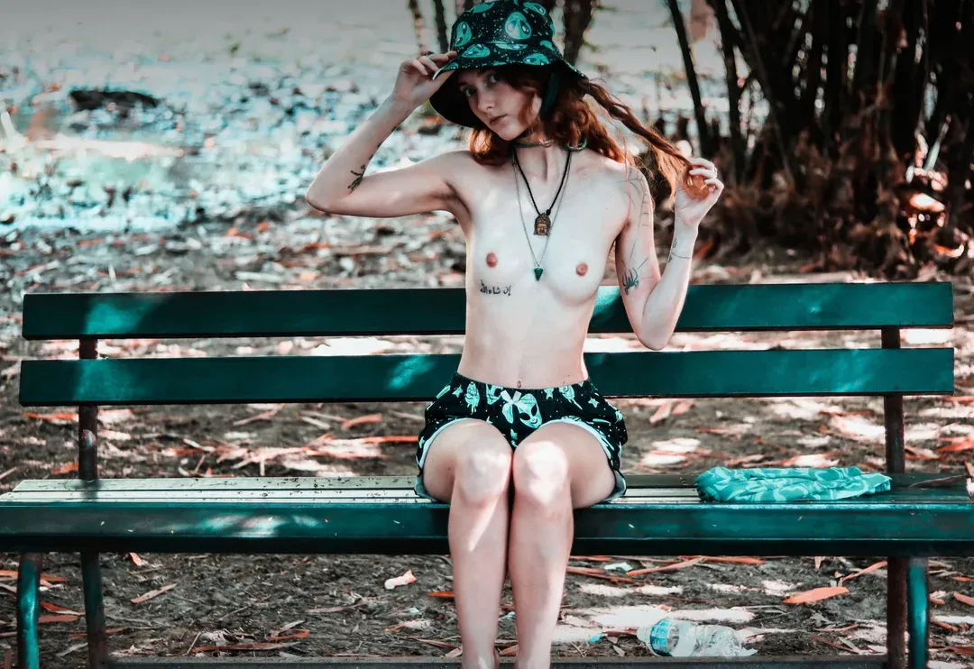 Flashing everyone in the park lol