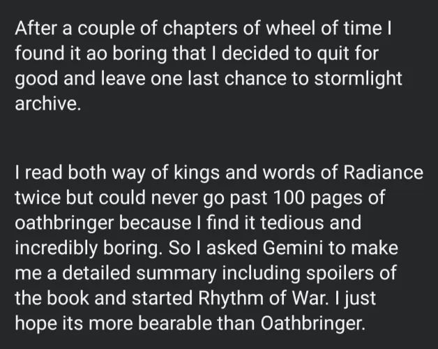 Gemini please summarize when my life went so terribly wrong