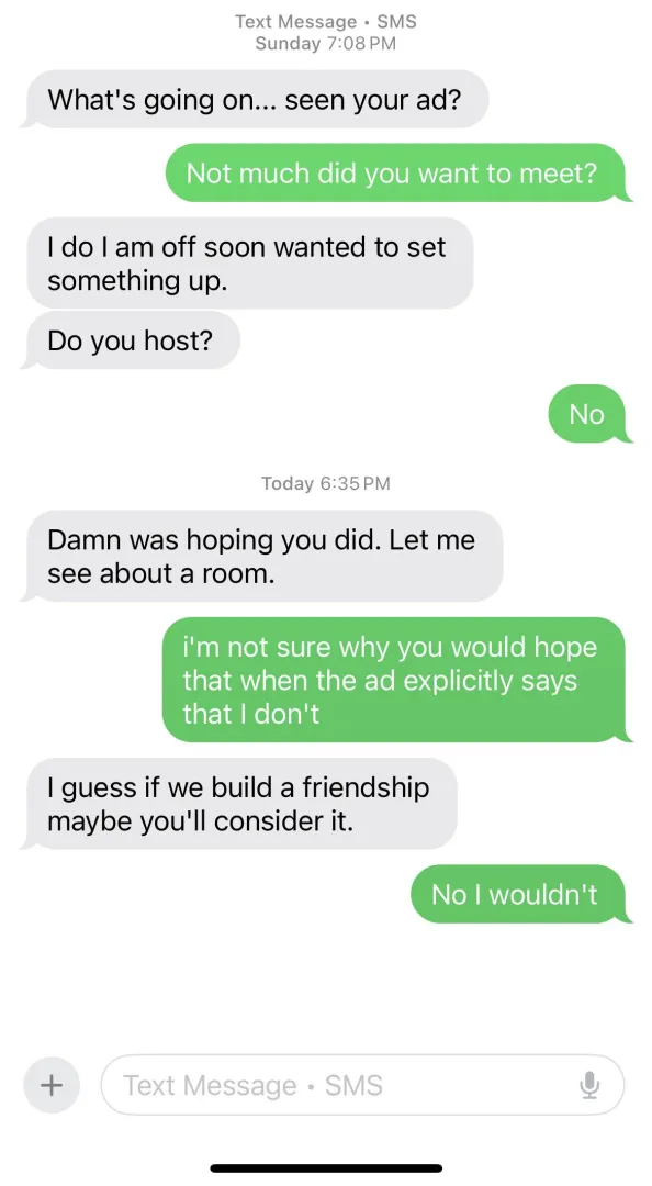 I guess he thought he could think for me 